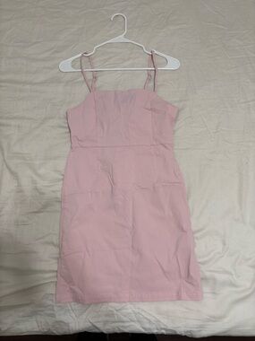 Forever 21 Light Pink Spaghetti Strap Mini Dress